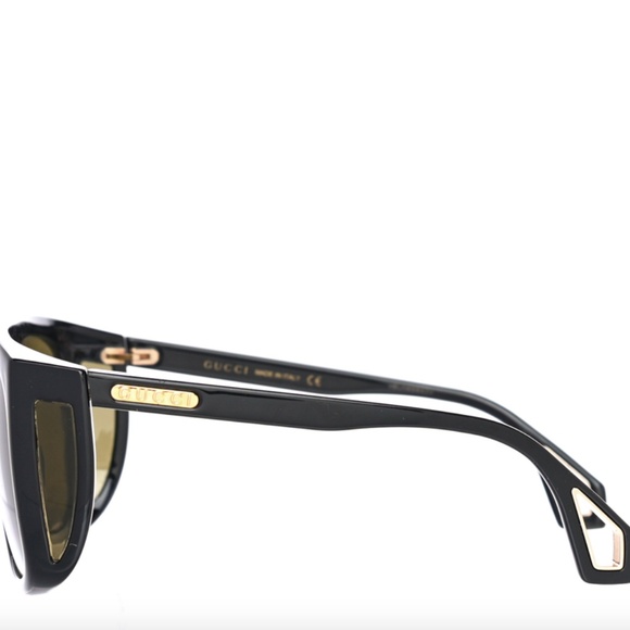 GUCCI 62mm Shield Sunglasses in black - Picture 10 of 12
